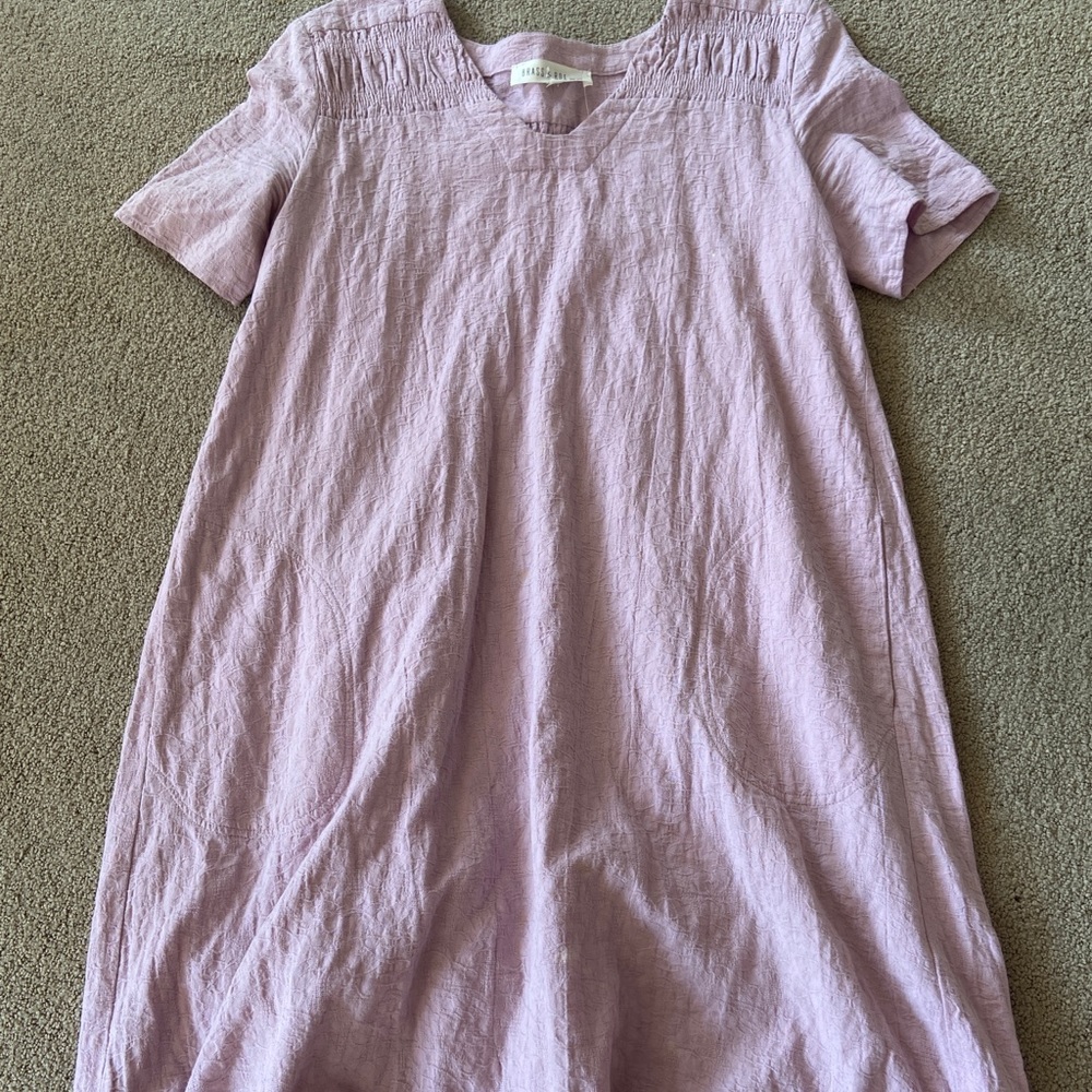 Cute detailed plain dress